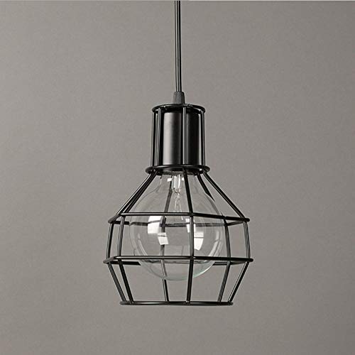 Mengjay Industrielle Pendellampe Vintage Pendelleuchte Retro Deckenleuchte Metall Industrie Deckenleuchte Hängeleuchte Lampe E27 Sockel AC220-240V für Heimbeleuchtung von Mengjay