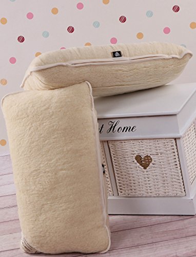 Pack of Two x Merino Wolle Kissen Cover Kissenbezüge 40 x 80 Two Pillowcases Pack of Two x Merino Wolle Kissen Cover Kissenbezüge 40 x 80 Two Pillowcases von Merino Wool