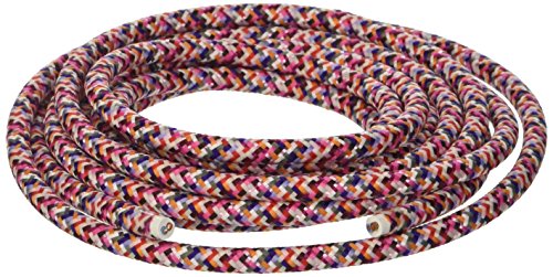 merlotti 20356 Kabel Elektro Rund Schlauchleitung H03VV-F 2 x 0.75, Pixel Fuchsia, 3 m von Merlotti