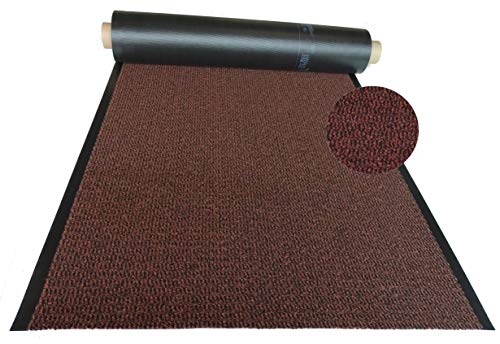 Mertex Schmutzfangläufer Meterware 120 cm Terra-schwarz meliert - ohne Rand an den Schnittkanten (120 x 600 cm, Terra) von Mertex