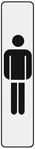 Metafranc Klebeschild Symbol: Herrentoilette - 200 x 48 mm / Beschilderung / Infoschild / Türschild / Gewerbekennzeichnung / Grundstückskennzeichnung / Orientierung / 504210 Metafranc Klebeschild Symbol: Herrentoilette - 200 x 48 mm / Beschilderung / Infoschild / Türschild / Gewerbekennzeichnung / Grundstückskennzeichnung / Orientierung / 504210 von Metafranc