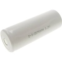 Mexcel D-3/2D7000H Spezial-Akku 3/2 D hochtemperaturfähig, Flat-Top NiCd 1.2V 7000 mAh von Mexcel