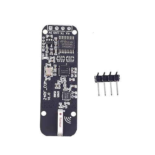 MiOYOOW NRF24L01 Drahtloses Transceiver-Modul 500 m 250 kbps 2,4 GHz Sender Empfänger UART TTL-Datenübertragungsmodul mit Antenne von MiOYOOW