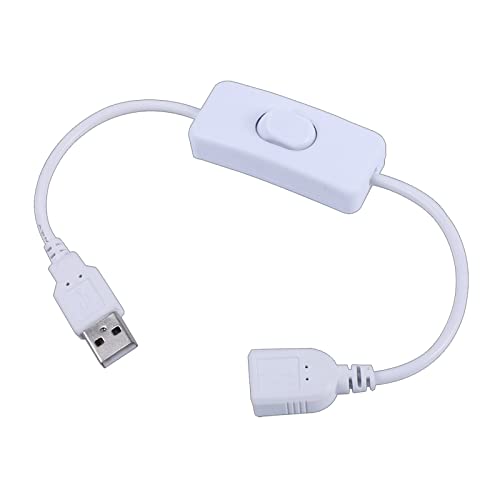 Miaelle 30cm USB Mit Schalter Verlängerung Toggle Adapter Für USB Lampe USB Lüfter Line Langlebig von Miaelle