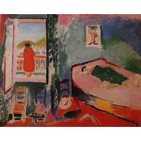 Henri Matisse Vintage Druck 1990 | Interieur Bei Collioure | 1905 Wohndekor Echter Kunstdruck Wanddeko Wandkunst von MibgenPrints