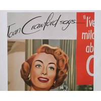 James Rosenquist Vintage Druck 1999 | Joan Crawford Sagt | 1964 Wohnkultur Kunstdruck Pop-Art-Dekor von MibgenPrints