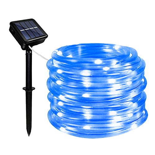 Micacorn Solar Lichtschlauch Lichterkette, Wasserdichte Lichtschlauch 12 Meter 8 Modi 100 LED Solar Lichterkette Aussen für Schwimmbad Hochzeit Weihnachten Party Ferien Dekorationen von Micacorn