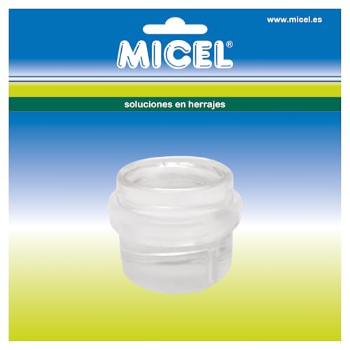 MICEL - 92505 Bodentürstopper Pilzform mit Befestigungskleber Wandschutz transparent 30x30x30mm MICEL - 92505 Bodentürstopper Pilzform mit Befestigungskleber Wandschutz transparent 30x30x30mm von Micel
