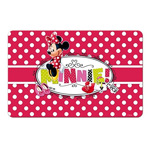 3D Tisch-Unterlage rot | Minnie Mouse | Disney Minni Maus | Platz-Set-Deckchen von Minnie