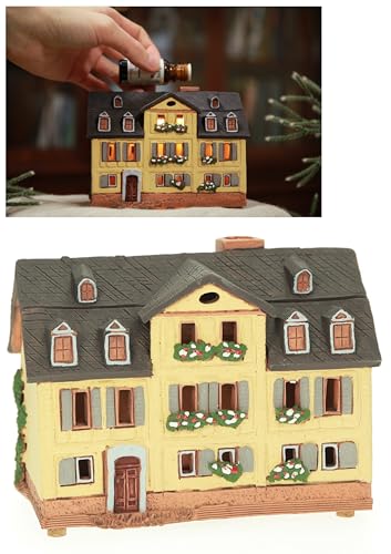 Midene Keramik Aroma Lichthaus, Handarbeit, Künstlerische Miniature, Historisches Schillerhaus in Weimar, Deutschland, B304AR von Midene