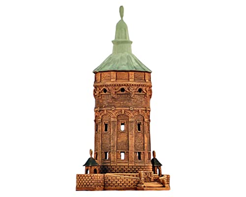 Midene Keramik Aroma Lichthaus, Teellichthalter, Künstlerisches Nachbildung, Historisches Wasserturm in Mannheim, Deutschland, D279N von Midene