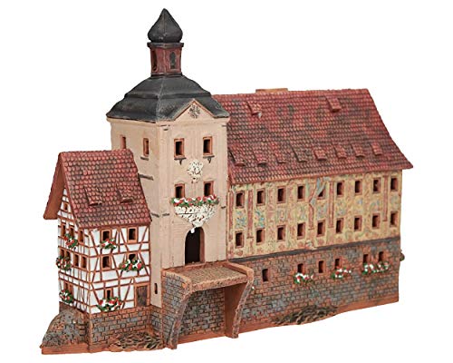 Midene Keramik Aroma Lichthaus , Handarbeit , Künstlerische Miniature, Historisches Altes Rathaus in Bamberg, Deutschland, C323AR von Midene