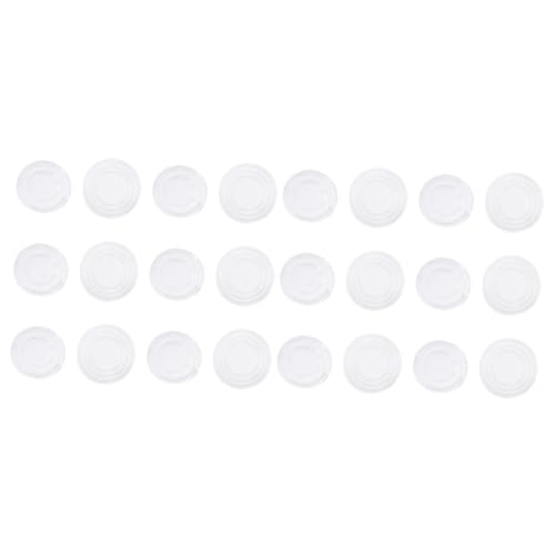 Mikikit 400 STK Couchtisch Gummimatte Klare Stoßstangen rutschfeste Tischunterlage Anti-Pads Bodenschoner Tischfußschutz Tischauflagen Aus Glas Weiß Möbel Kunststoff Gummi Tischset von Mikikit