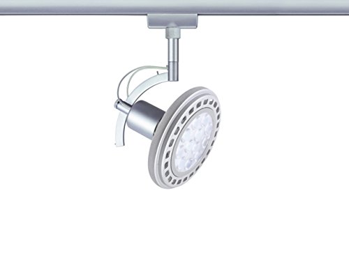 MILI 96845.LED Paulmann Urail Spot Roncalli inkl. LED Leuchtmittel Schienensystem 12W GU10 230V qpar111, Farbe:Chrom matt / 4000K von Mili-Leuchten