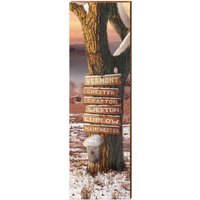 Vermont Ahornsirup Gerichtet | Wand-Kunstdruck Auf Echtholz von MillWoodArt