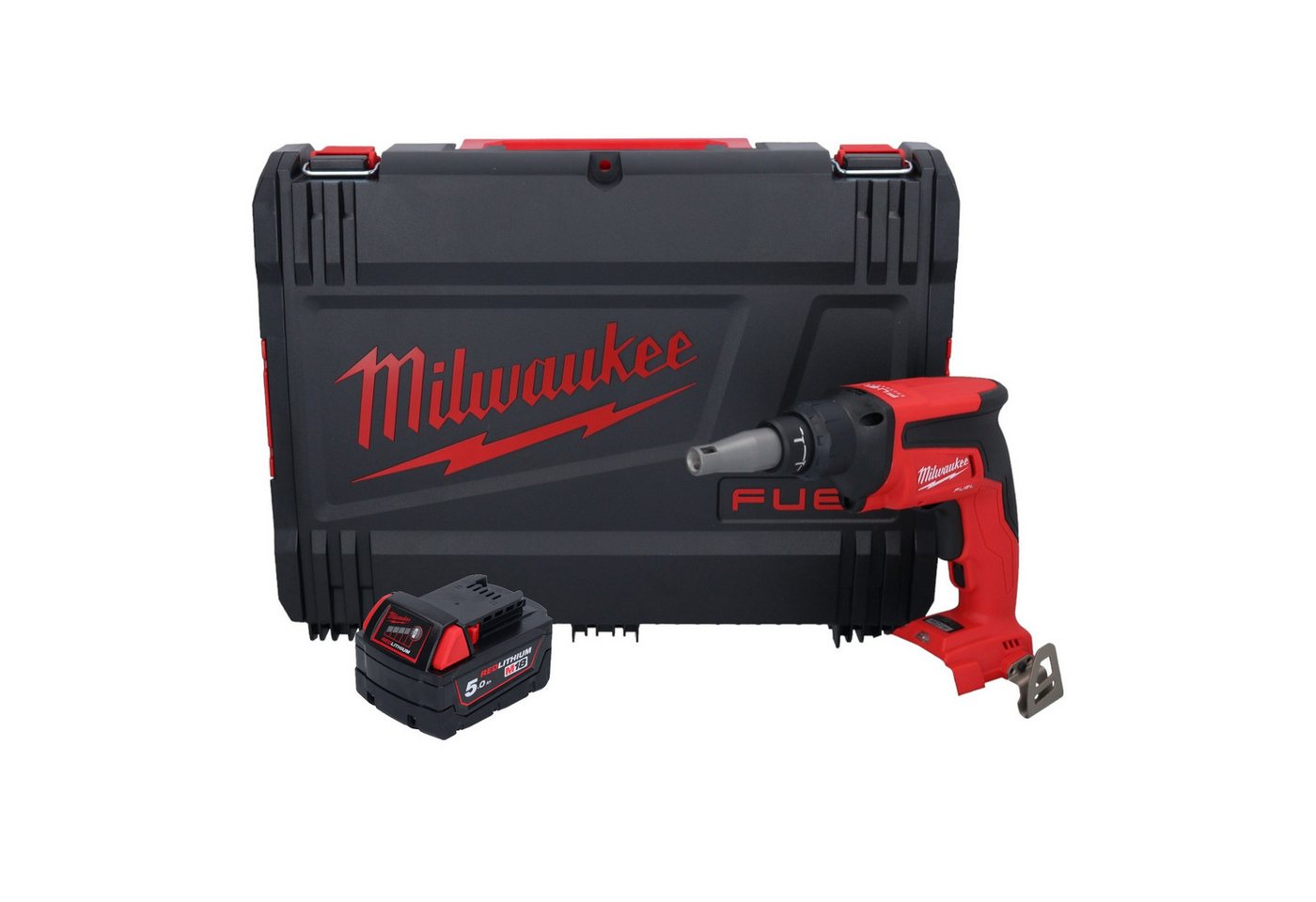 Milwaukee Akku-Magazinschrauber Milwaukee M18 FSG-501X 18 V 13 Nm Brushless + 1x Akku 5,0 Ah + HD Box von Milwaukee
