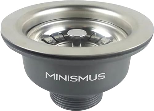 Minismus Küche Siebkorbventil 114mm - Korb Abfluss Siebkörbchen Ablaufventil von Minismus