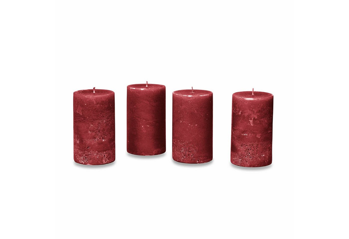 Mirabeau Adventskranz Kerze 4er Set Braga rot von Mirabeau