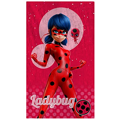 Miraculous Ladybug Supergirl Strandtuch, Baumwolle, 70X120 cm von Miraculous Lady bug