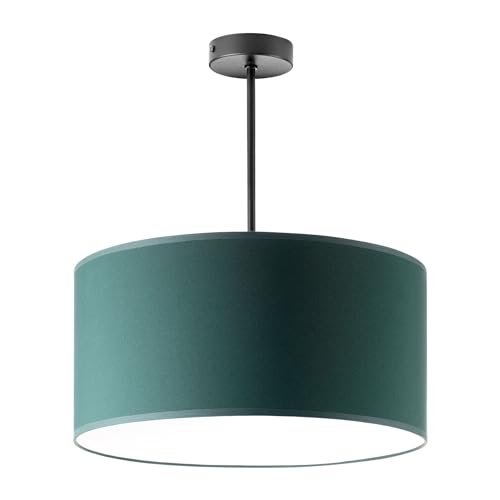 Miratic Hängeleuchten & Pendelleuchten Pendelleuchte Esstisch Moderne Deckenlampe Hängend mit austauschbarer E27-Lichtquelle max 60 W Kurz (Flaschengrün) von Miratic