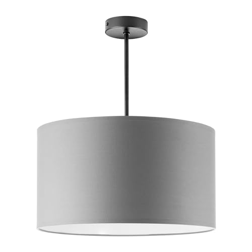 Miratic Hängeleuchten & Pendelleuchten Pendelleuchte Esstisch Moderne Deckenlampe Hängend mit austauschbarer E27-Lichtquelle max 60 W Kurz (Grau) von Miratic