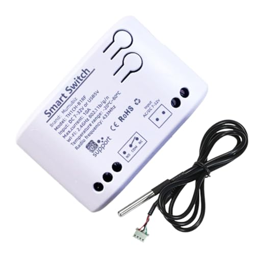 Misamo WiFi Smart Temperaturschalter 7-32V Passives Trockenkontaktrelais Echtzeitüberwachung Smart Modul(A) von Misamo