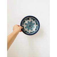 Handgemachte Keramikschale, Kleine Schale, Florale Schale von MissVintageBox