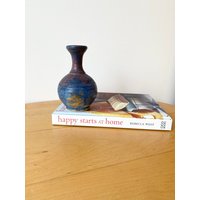 Keramik Vase Bauchige, Handgemachte Vase, Knospe Erdtöne von MissVintageBox