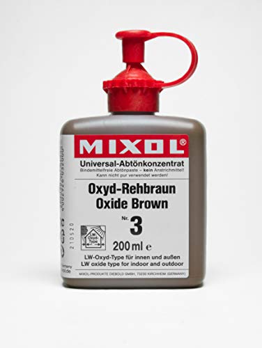 200ml MIXOL Universal-Abtönkonzentrat # 3 Oxyd-Rehbraun, Oxyd Rehbraun, 4002926032000 von Mixol
