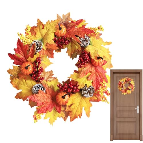 Fall Wreath Decor | Thanksgiving Wreaths Outdoor | Artificial Holiday Wreath, Berry Maple Wreath Pumpkin Fall Wreath Indoor Thanksgiving Decor Outdoor Fall Wreath Maple Leaves Wreath Fall Wreath Decor | Thanksgiving Wreaths Outdoor | Artificial Holiday Wreath, Berry Maple Wreath Pumpkin Fall Wreath Indoor Thanksgiving Decor Outdoor Fall Wreath Maple Leaves Wreath von Mlllokfki