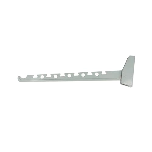 Wandgarderobe faltbar Aluminium 33 cm von MOBILA