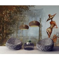 Große Selbstklebende Retro-Tapete in Gold Und Bronze, Abziehbares Wandbild Mit Frau, Abnehmbare Vinyltapete, Temporäres von ModernMuralForYou