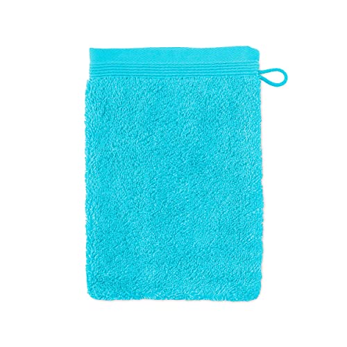 möve Superwuschel Waschhandschuh 20 x 15 cm aus 100% Baumwolle, turquoise von Möve