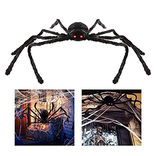 Molinter Halloween Deko Simulation Spinne Haarige Horror Party Haunted House Prop Plüsch Unheimlich Spielzeug 50x40cm von Molinter