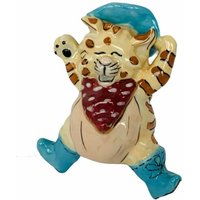 Blue Sky Katze Kätzchen Salt Pepper Figur Heather Goldminc Anthropomorph Cowboy von MommaofThreeMonkeys