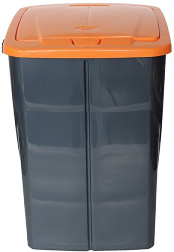 Mondex Müllsortierer 45 Liter mit orangenem Deckel von M-Home