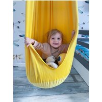 Cocoon Schaukel Velour, Kinder Hängestuhl, Indoor Schaukel, Kleinkind Hängestuhl von MonkeyGym