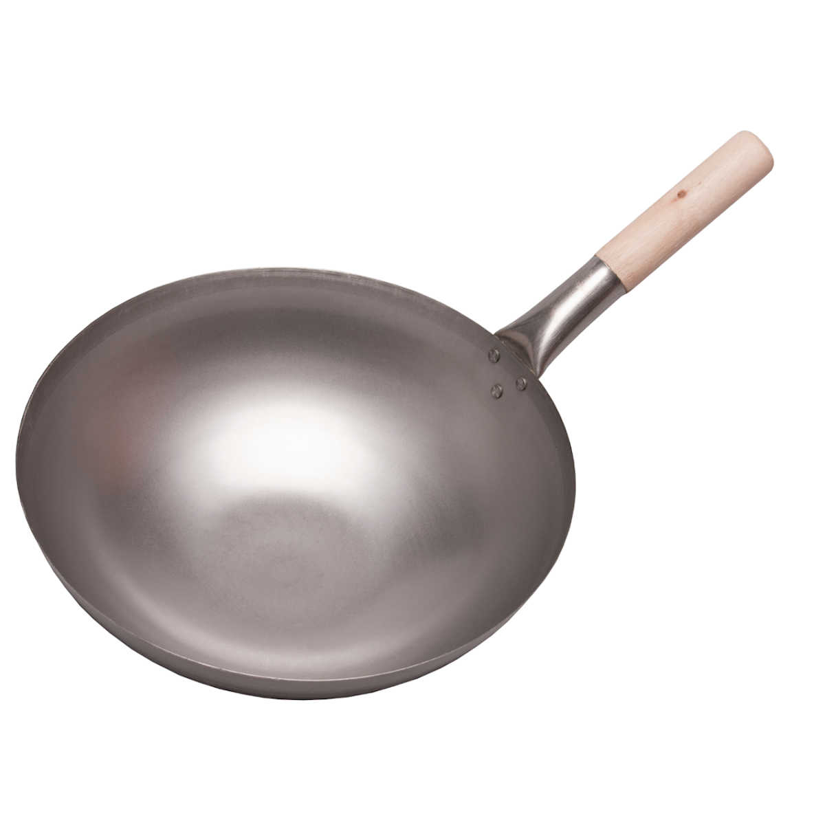 Monolith Wok aus Stahl für Classic mit rundem Boden, Ø 30 cm von Monolith