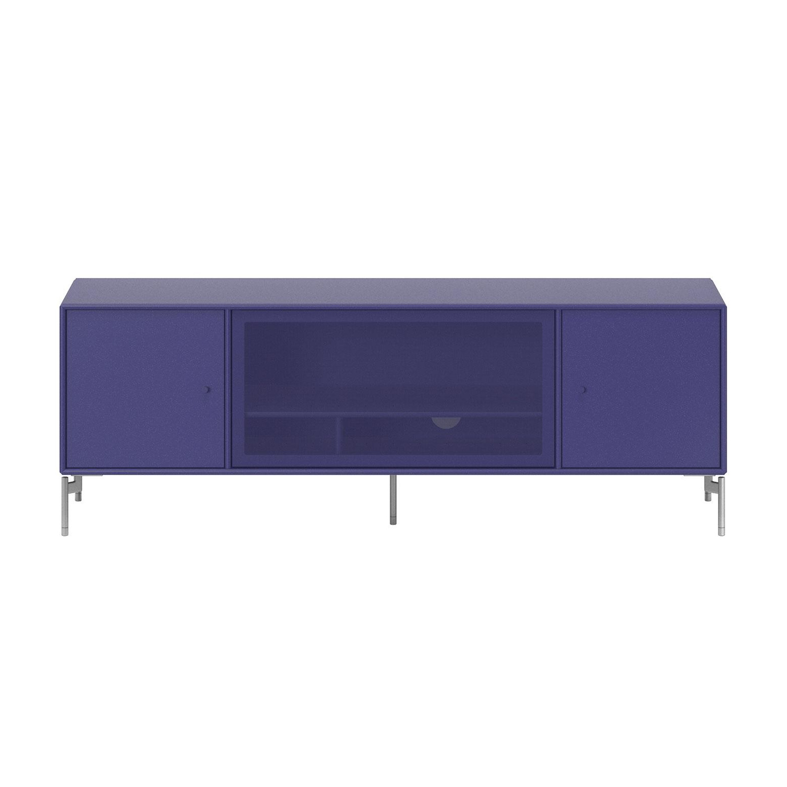 Montana - Octave III TV Lowboard 138x48x30cm - monarch 135/lackiert/BxHxT 138x48x30cm/Beine MB126 Chrome von Montana