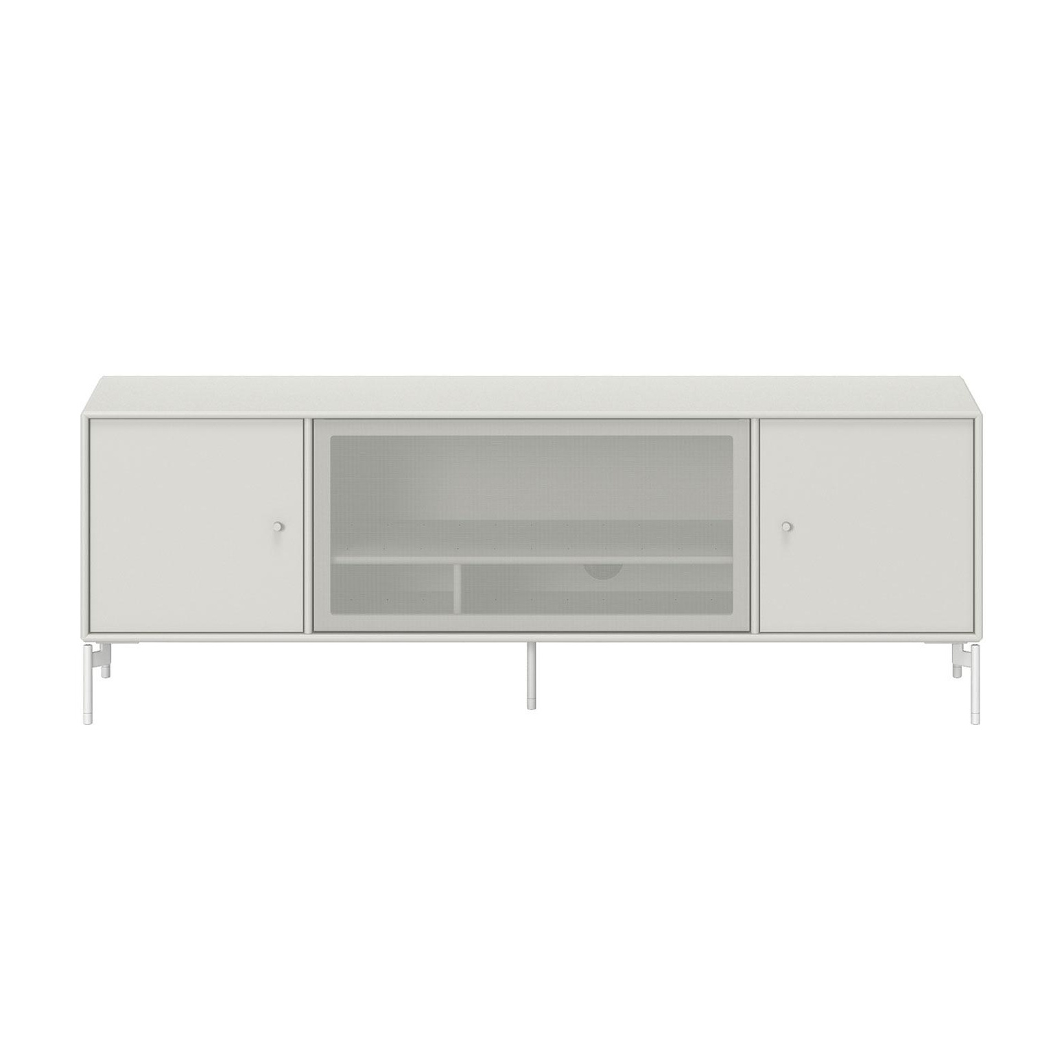 Montana - Octave III TV Lowboard 138x48x30cm - nordic 09/lackiert/BxHxT 138x48x30cm/Beine MB126 Snow von Montana