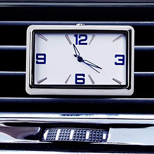 Auto Uhr Armaturenbrett Dekoration,MoreChioce Auto Armaturenbrett Uhr Runde Quarzuhr Luftauslass Uhr Aufklebbare Auto Ornament Quarzuhr Innendekoration Zubehör für Auto SUV LKW,Klassischer Stil von MoreChioce