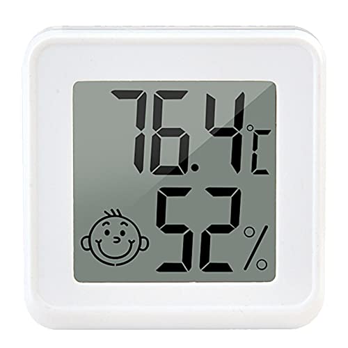 Thermometer für Innenräume | Digital Raumthermometer Innen | LCD Intelligentes Hygrometer | Hochpräzises Sensor Feuchtemessgerät Temperatur Monitor für Innenräum von Moslalo