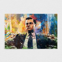 The Wolf Of Wall Street - Motivierende & Inspirierende Leinwand Für Unternehmer, Dekor Büro, Wohnzimmer Oder Arbeitsplatz von Motivelt