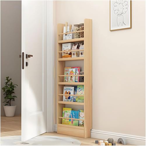 Moubhjd Handgefertigtes BüCherregal Wand Kinder, StöCkiges BüCherregal for Kinderzimmer, Kinderzimmer-MöBel-BüCherregal, BüCherregal aus Massivem Holz Hinter der TüR(Size:100x10x145cm Moubhjd Handgefertigtes BüCherregal Wand Kinder, StöCkiges BüCherregal for Kinderzimmer, Kinderzimmer-MöBel-BüCherregal, BüCherregal aus Massivem Holz Hinter der TüR(Size:100x10x145cm von Moubhjd