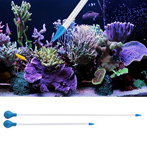 Mrisata 2 Stück Aquarium-Korallen-Futterspritze, Spot-Korallen-Futterspender, Reptilien-Fütterungswerkzeuge für Wasserpflanzen, Riffanemonen, Rotfeuerfische, Korallen-Futterspender, von Mrisata