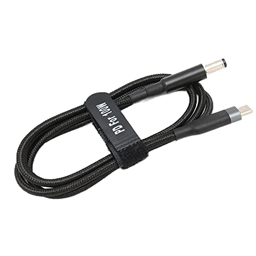 Mrisata Typ-C-auf-Typ-C-Kabel 100 W USB-C-USB-Netzteil Laptop-Netzkabel Jorindo Laptop-Ladekabel 100 W Dual-Chip-Typc-Steckereingang auf DC-Stecker-Stromladekabel 2 M (JD0608-1 (1 Meter)) von Mrisata