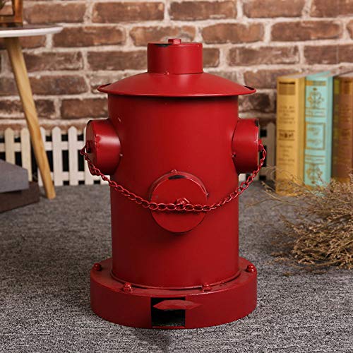 Mülleimer Retro Industriestil, Schmiedeeisen Feuerwehr Hydrant Form Fuß, kreative und personalisierte Aufbewahrungseimer, verwendet in Küche, Bad von Mülleimer