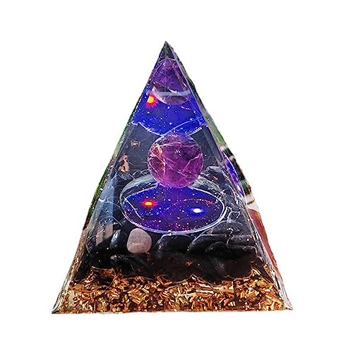 Mukudlt 5 cm Kristallkies-Pyramide zum Basteln, Sternenlicht, Tai-Pyramide, Heim-Desktop-Dekoration, Kunsthandwerk von Mukudlt