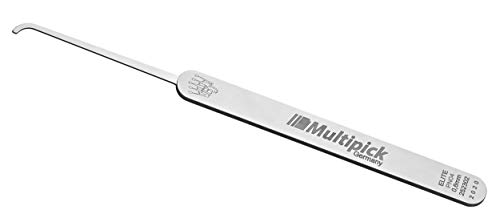 Multipick ELITE Profi Lockpicking Dietrich Hook 4-0,6 mm - Made in Germany - Lockpicking Set - Dietrich Set für den professionellen Gebrauch für Schlüsseldienst und Behörden von Multipick