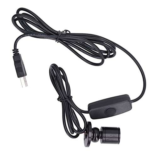 Mini-Spot-Licht, Aluminium-USB-5V-Dimmbarer LED-Strahler mit 6,6 Fuß Langem Kabel, Kleines Akzentlicht Zum Malen von Bildern, Pflanzen, Schmuck, Schaufenstern, Modellen (Warmweißes Licht 3000K) von Mumusuki